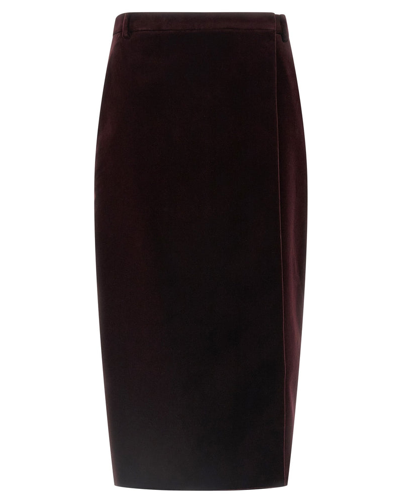 Saint Laurent Velvet Skirt Glam Steals