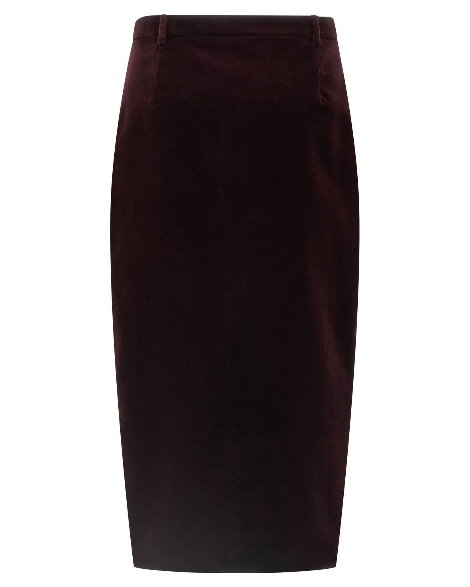 Saint Laurent Velvet Skirt Glam Steals