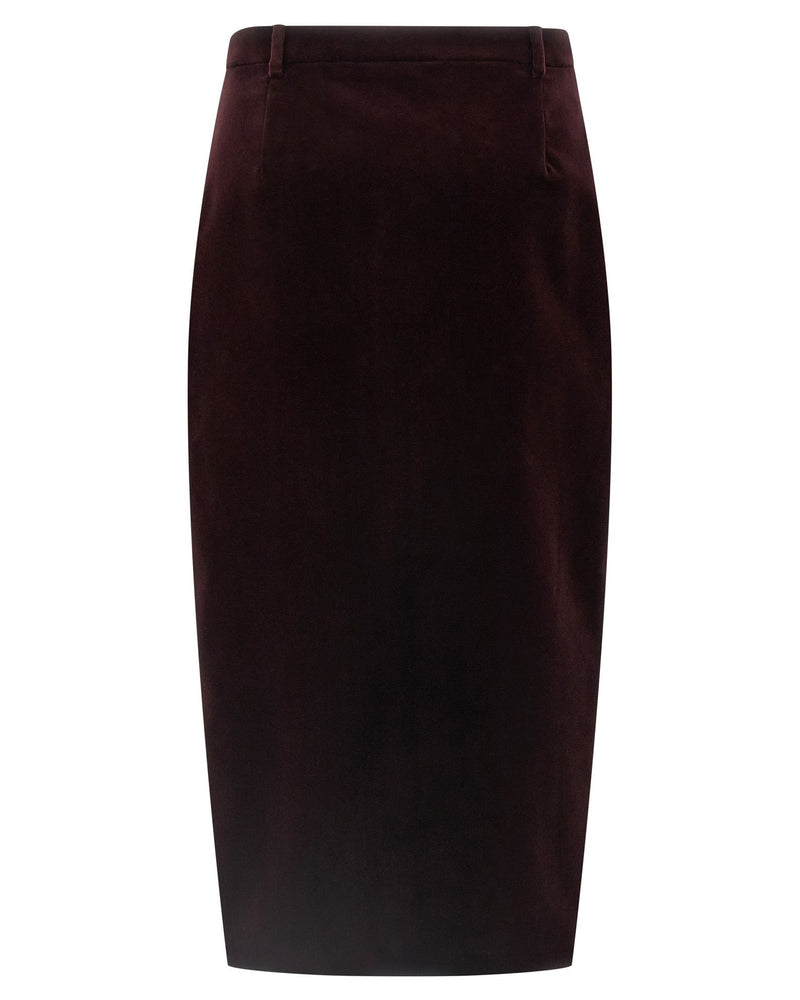 Saint Laurent Velvet Skirt Glam Steals