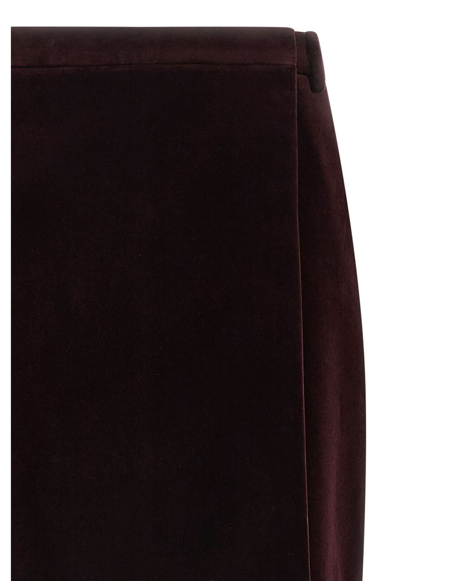 Saint Laurent Velvet Skirt Glam Steals