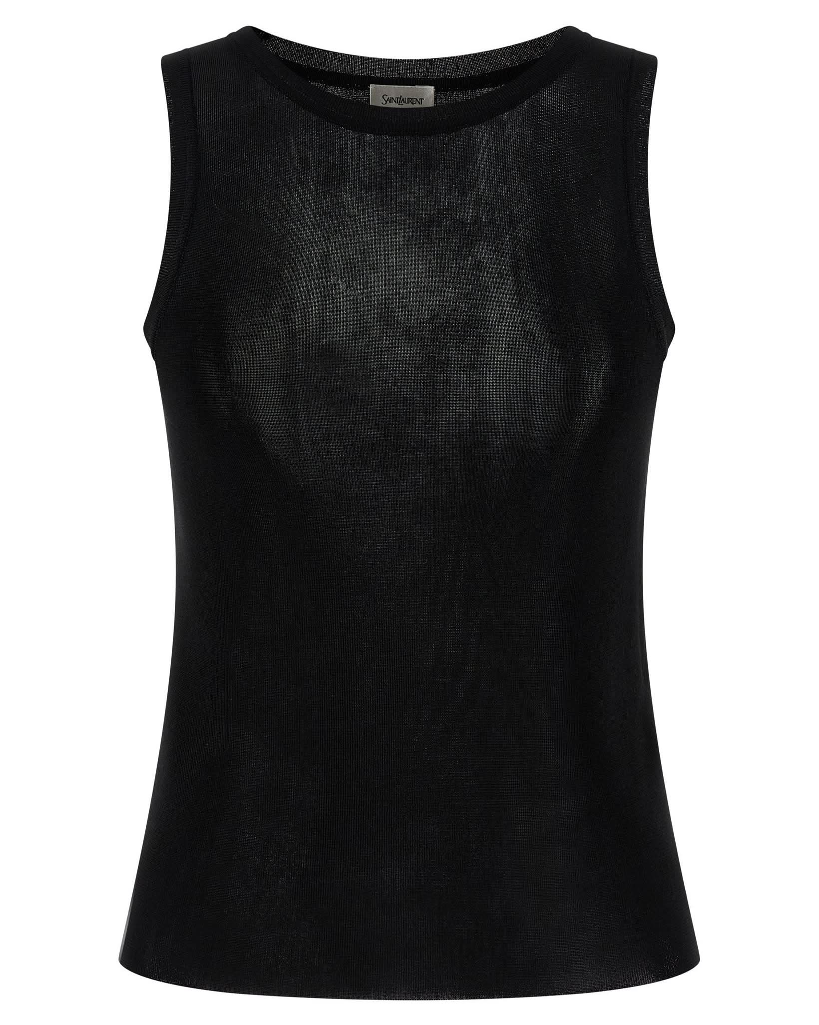 Saint Laurent Viscose Top Glam Steals