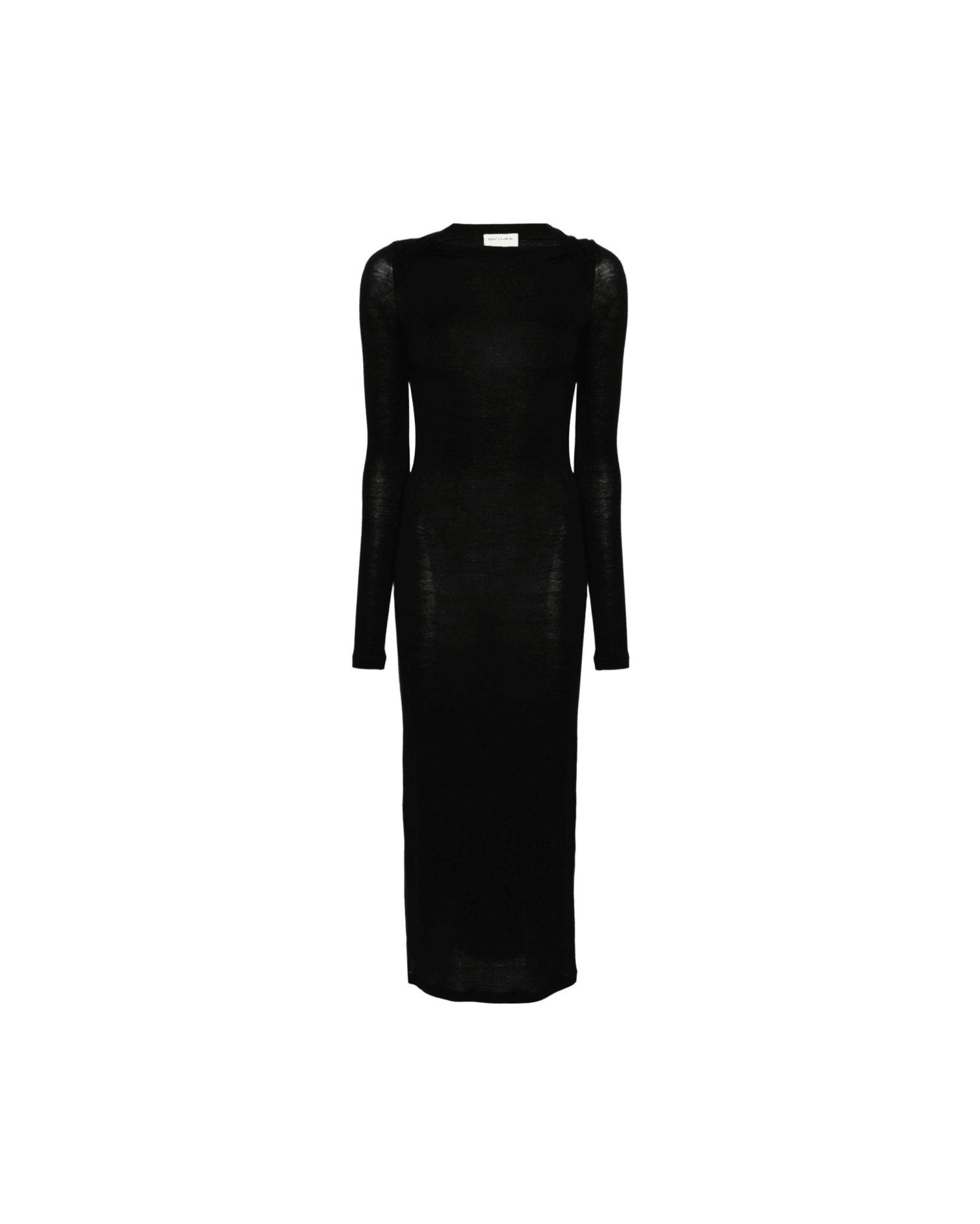 Saint Laurent Wool Blend Long Pencil Dress Glam Steals