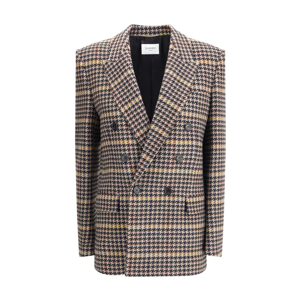 Saint Laurent Wool Double Breasted Jacket Glam Steals