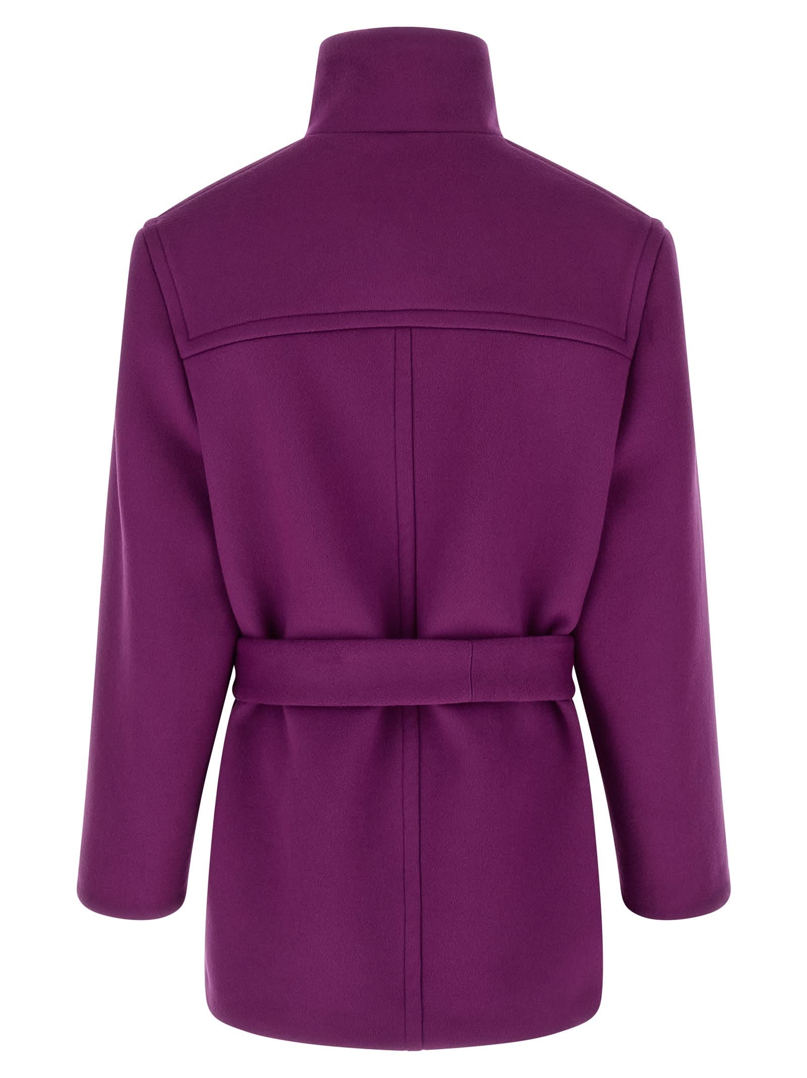 Saint Laurent Wool Double Face Coat Glam Steals