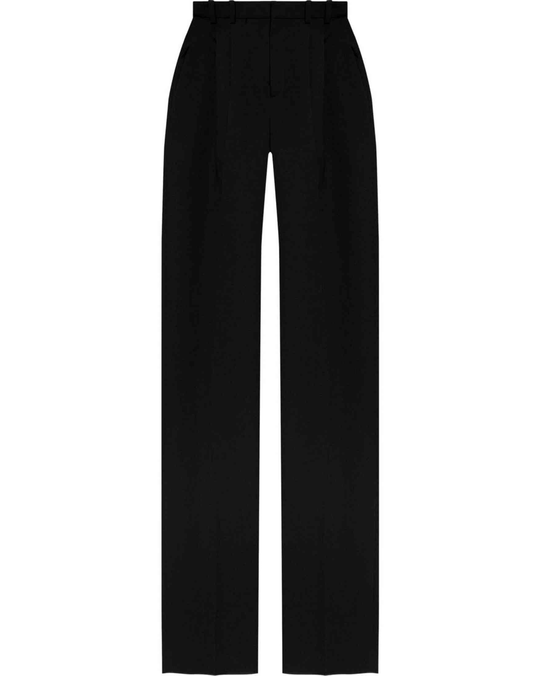 Saint Laurent Wool Grain De Poudre Trouser Glam Steals