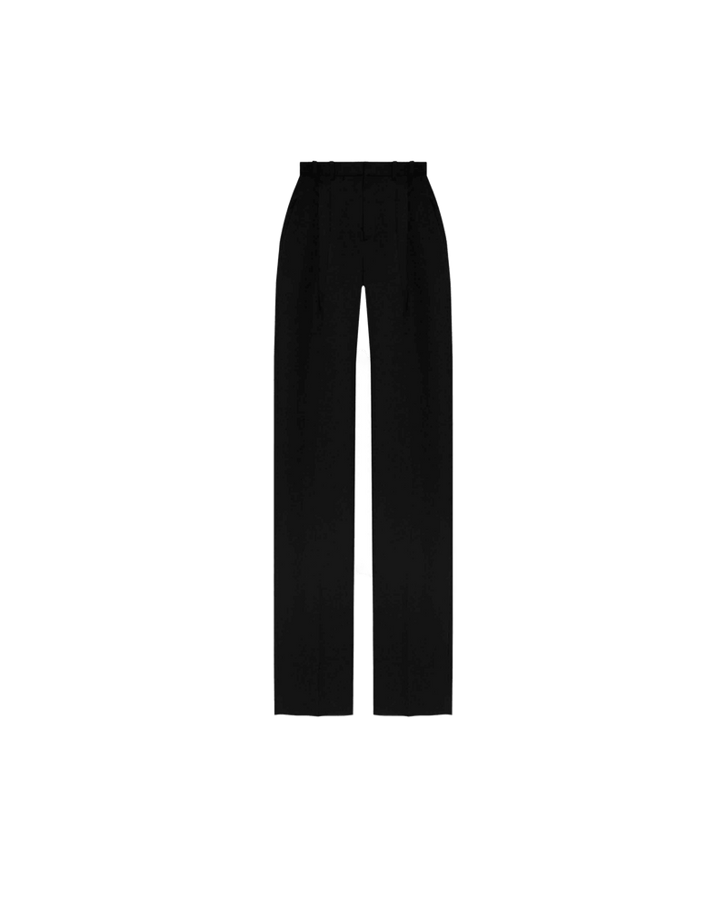 Saint Laurent Wool Grain De Poudre Trouser Glam Steals