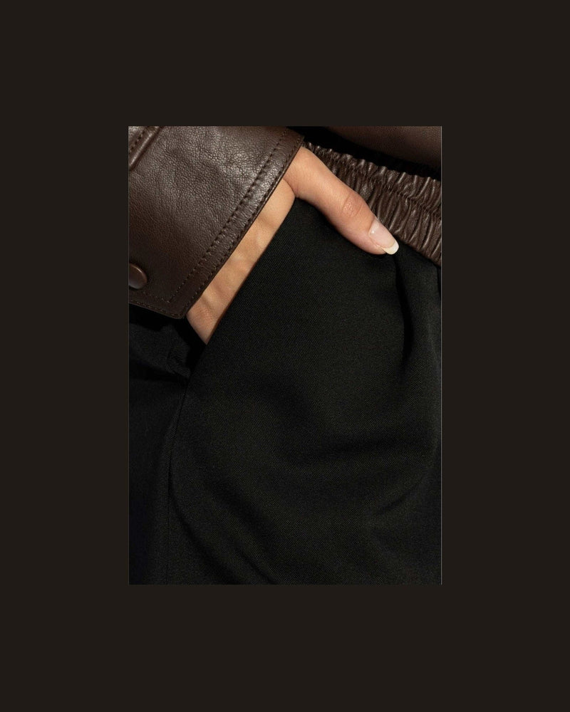 Saint Laurent Wool Grain De Poudre Trouser Glam Steals