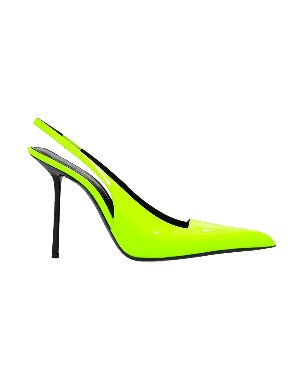 Saint Laurent Yellow Patent Calfskin High Heels Glam Steals