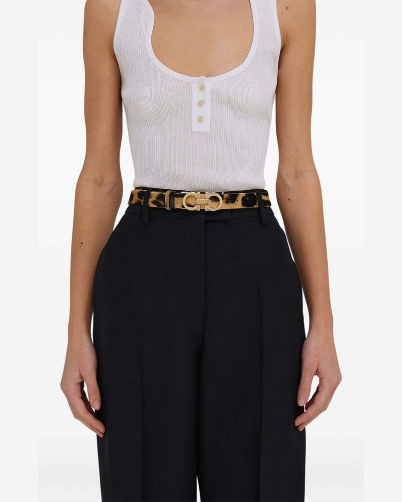 Salvatore Ferragamo Adjustable Gancini Belt Glam Steals