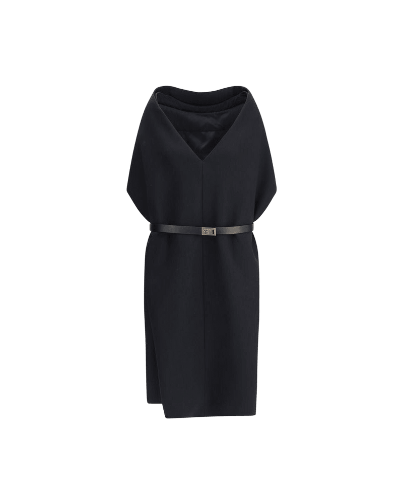 Salvatore Ferragamo Belted Midi Dress Glam Steals