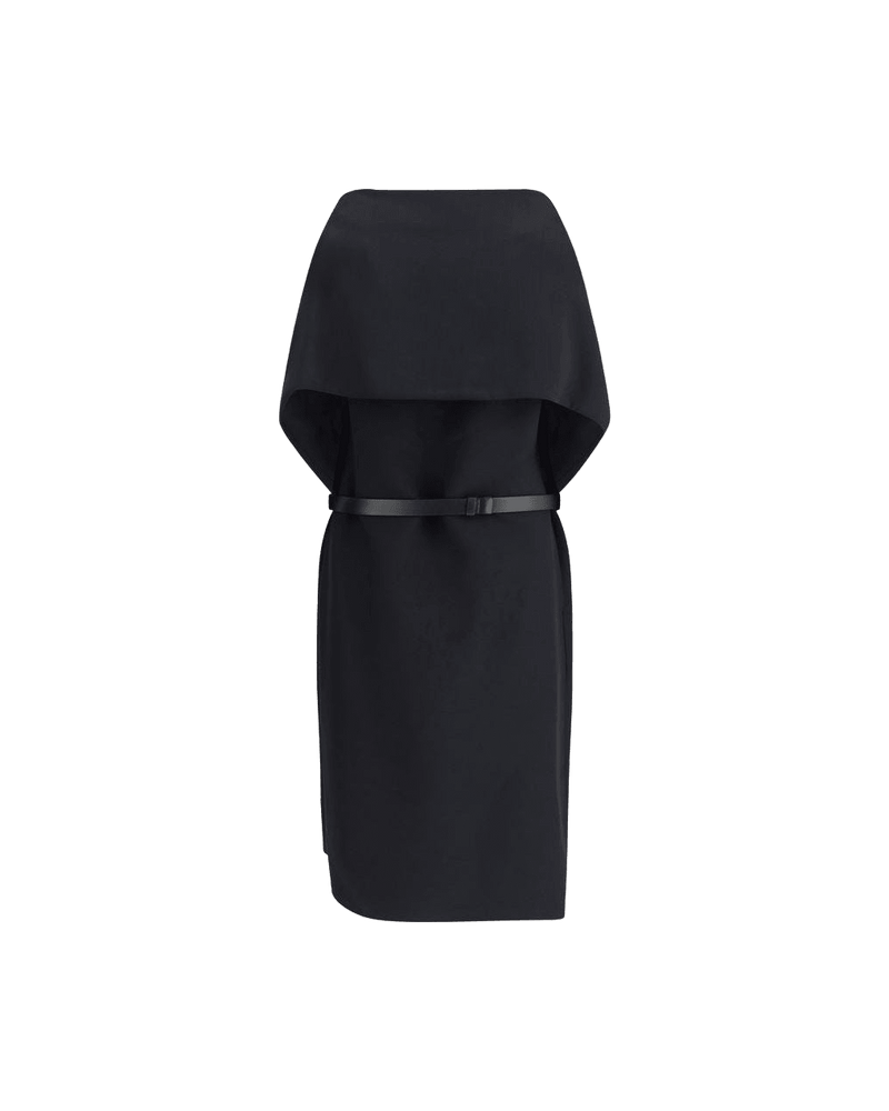 Salvatore Ferragamo Belted Midi Dress Glam Steals