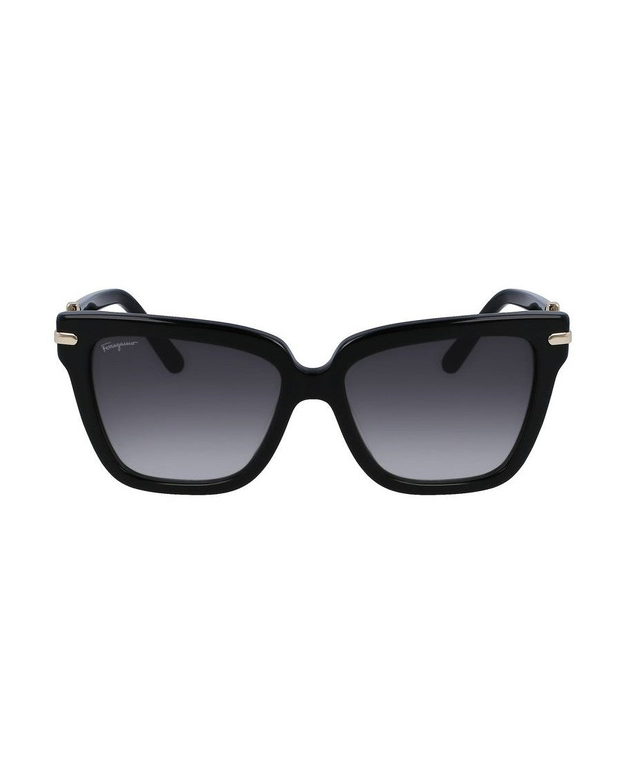 Salvatore Ferragamo Black Acetate Sunglasses Glam Steals