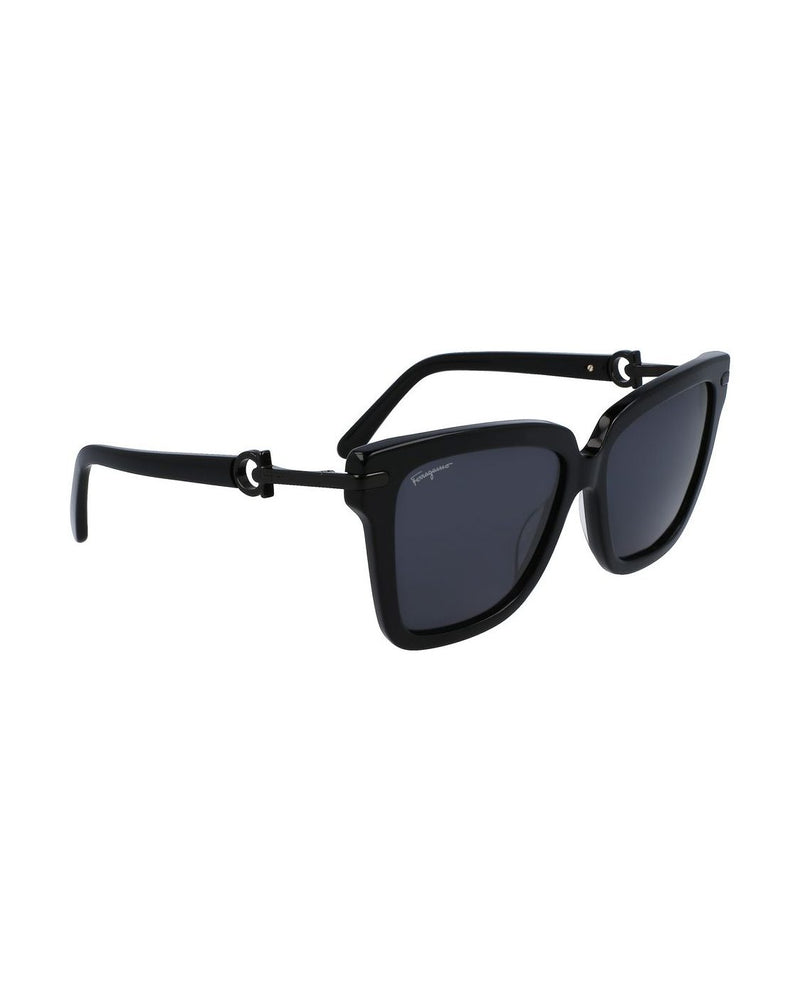 Salvatore Ferragamo Black Acetate Sunglasses Glam Steals