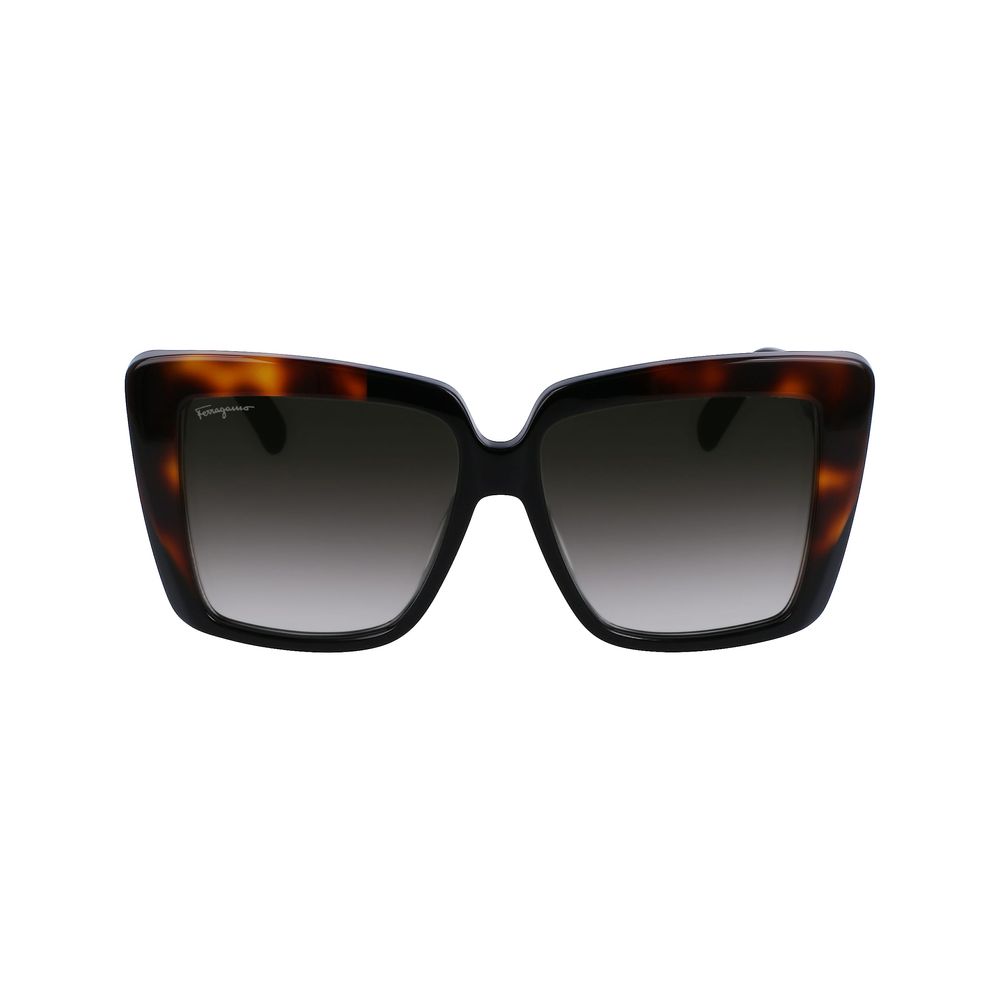Salvatore Ferragamo Black Acetate Sunglasses Glam Steals