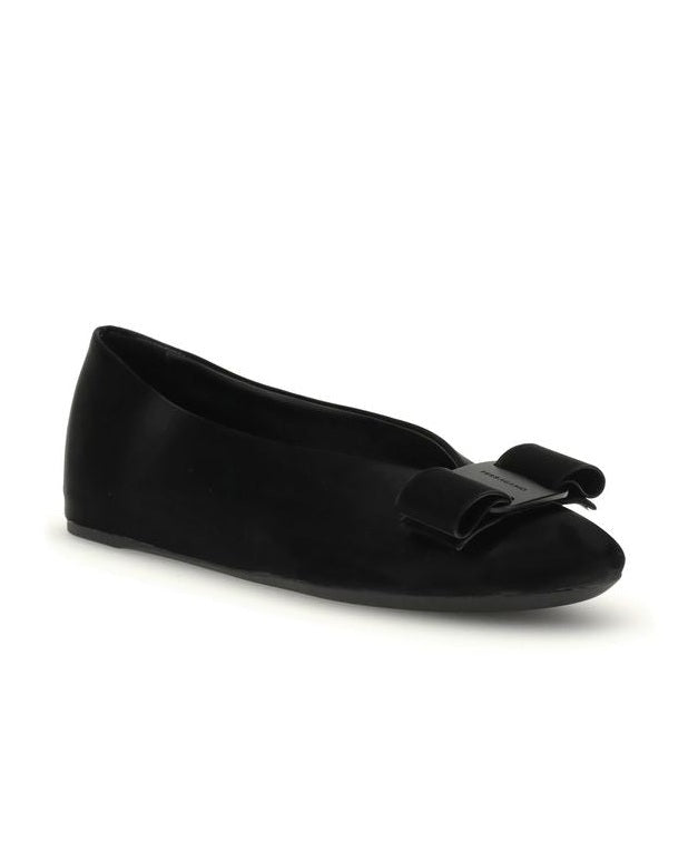 Salvatore Ferragamo Black Calf Leather Bos Taurus Ballet Flats Glam Steals