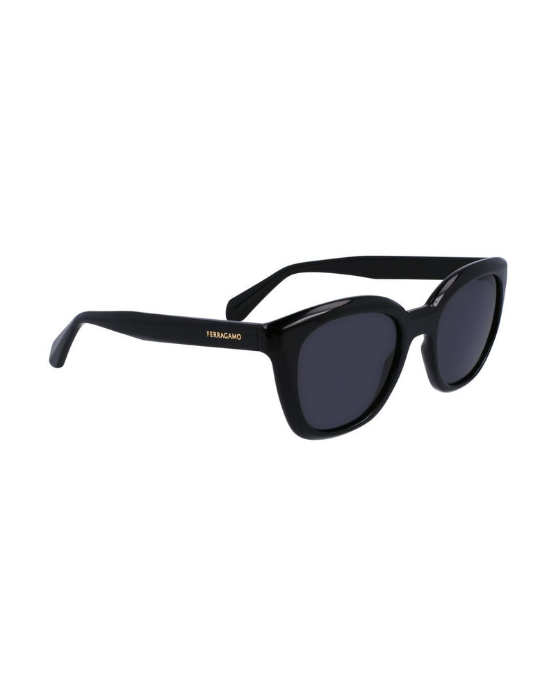Salvatore Ferragamo Black Injected Sunglasses Sunglasses