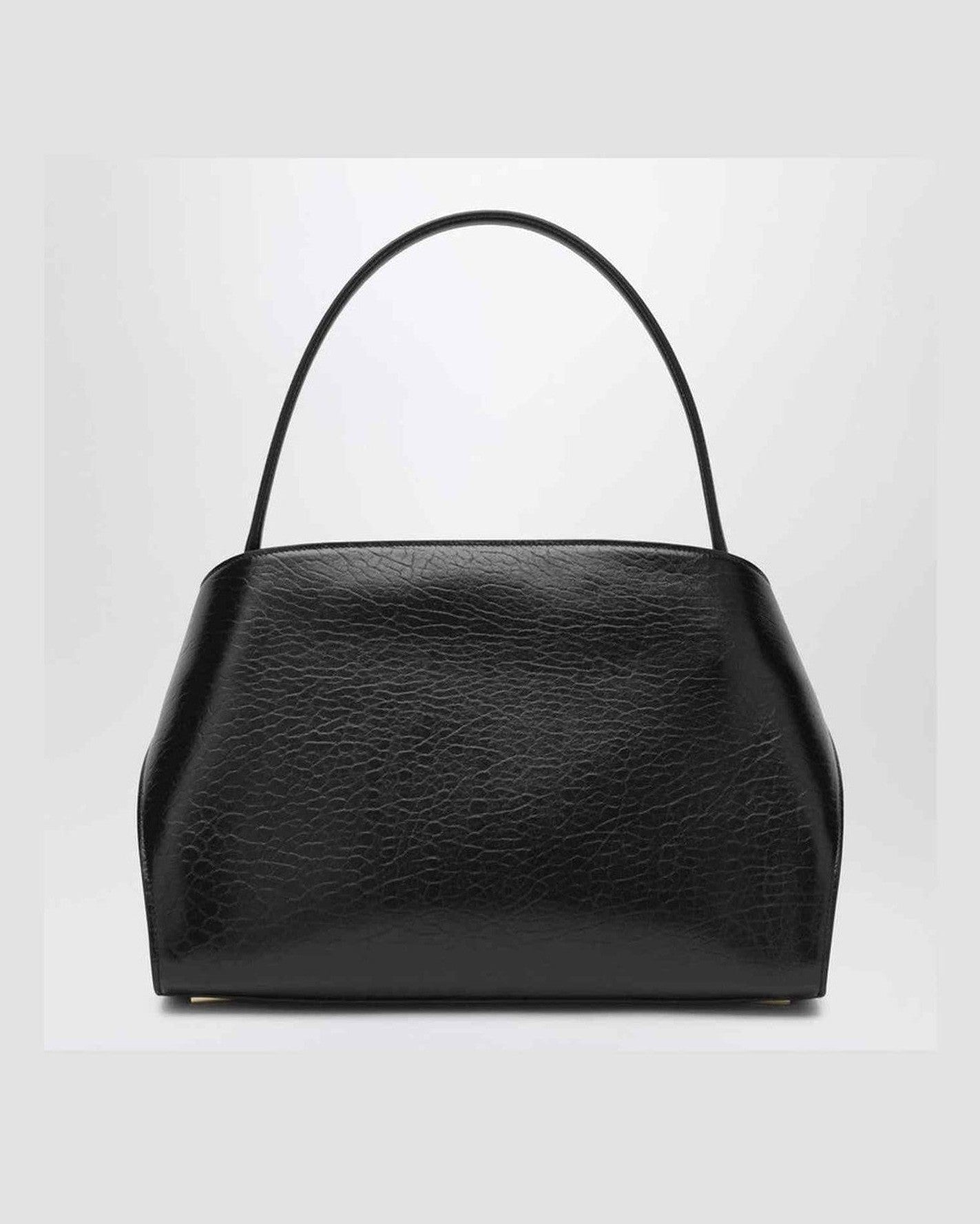 Salvatore Ferragamo Black Leather Hug M Handbag Glam Steals