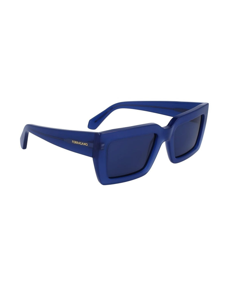 Salvatore Ferragamo Blue Acetate Sunglasses Sunglasses