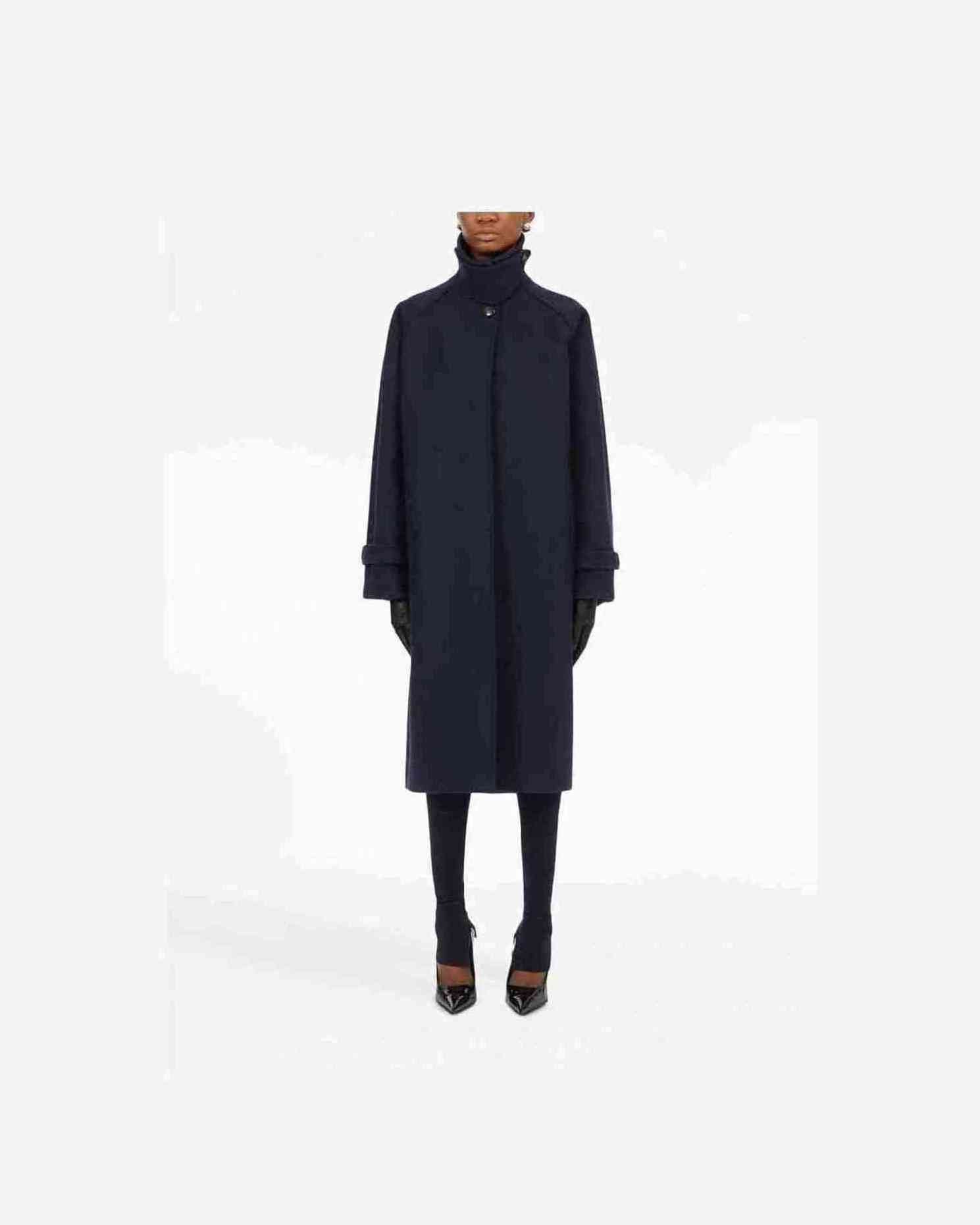 Salvatore Ferragamo Blue Coat Glam Steals