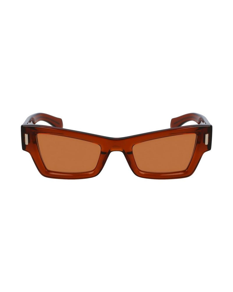 Salvatore Ferragamo Brown Acetate Sunglasses Sunglasses