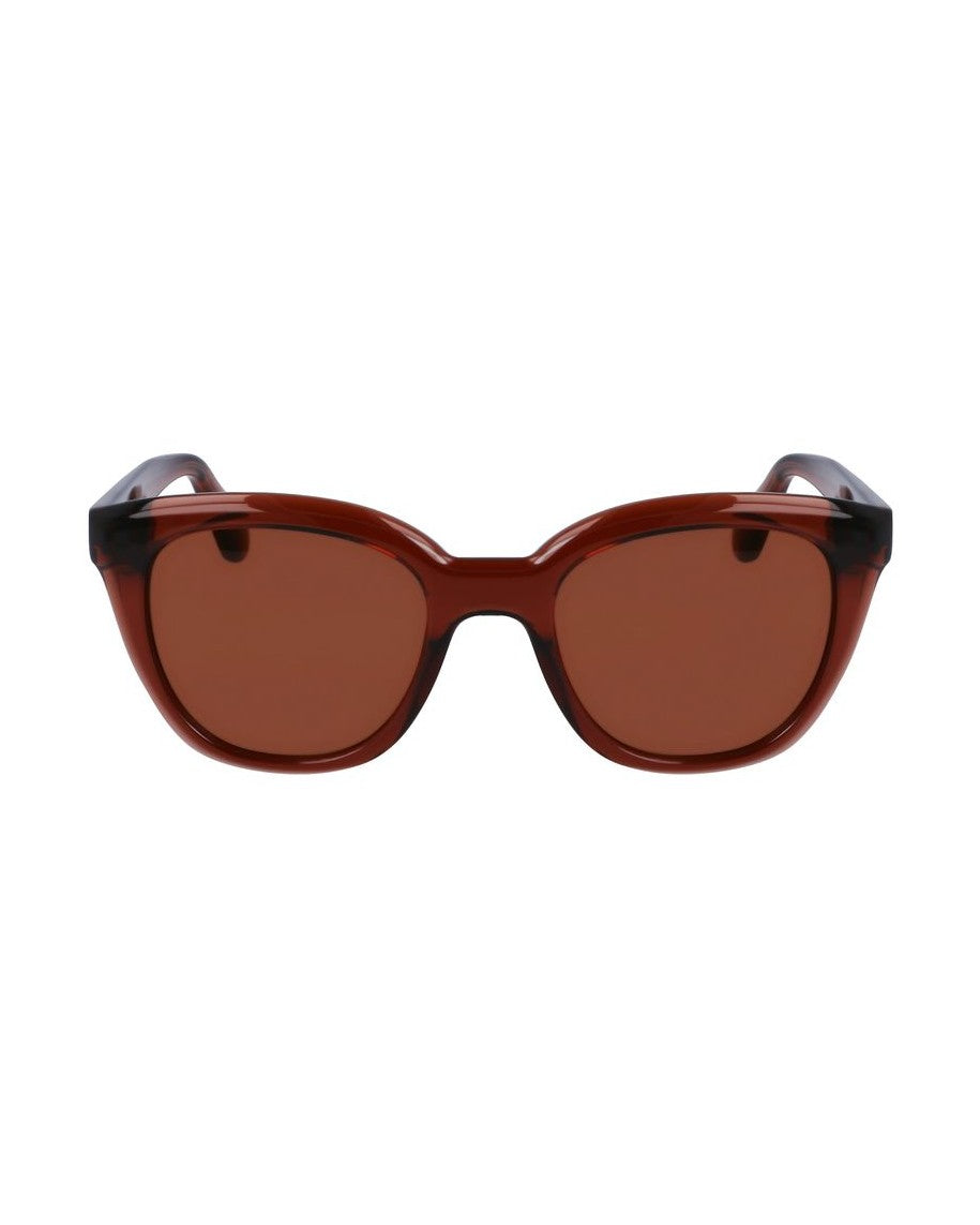 Salvatore Ferragamo Brown Injected Sunglasses Glam Steals