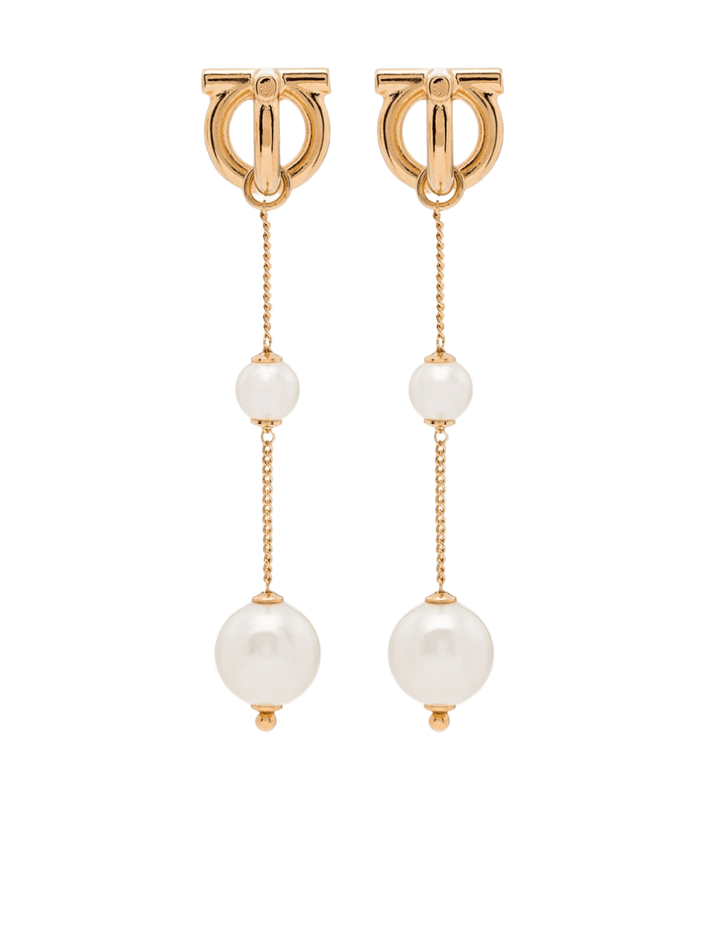 Salvatore Ferragamo Gancini Earrings Glam Steals