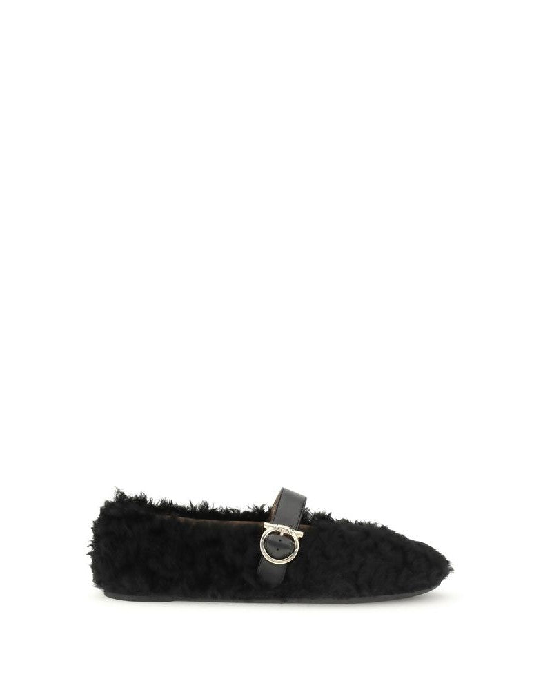 Salvatore Ferragamo Gancini Embellished Ballerinas Glam Steals