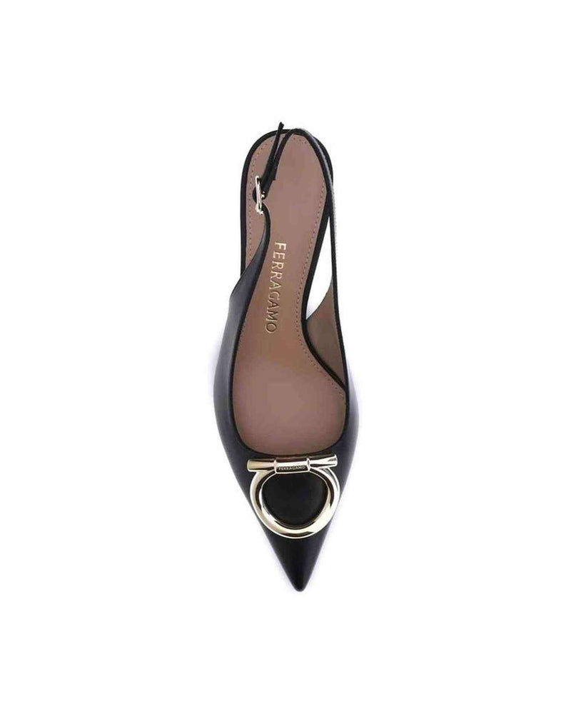 Salvatore Ferragamo Gancini Slingback Pumps Glam Steals