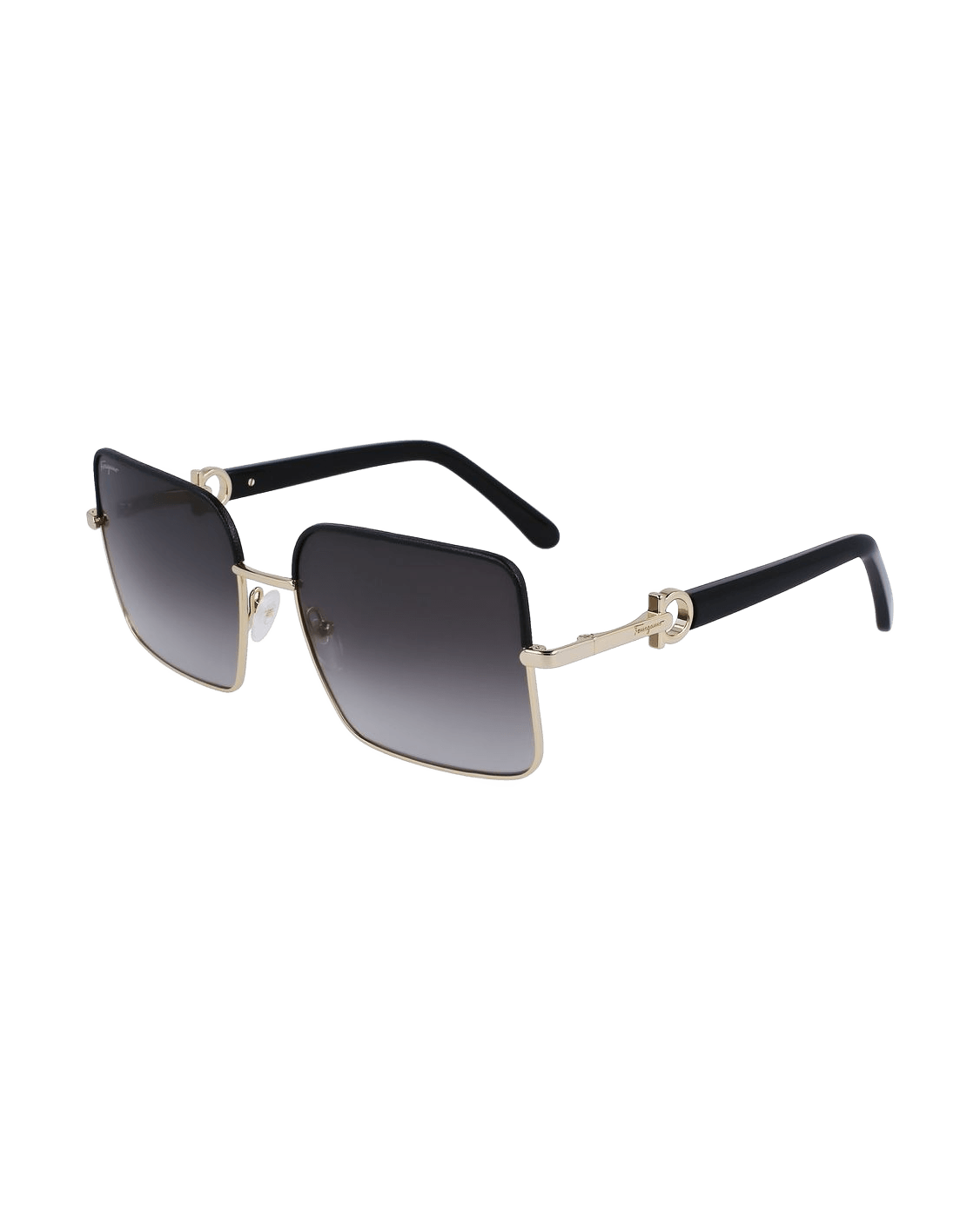 Salvatore Ferragamo Gold Metal Sunglasses Glam Steals