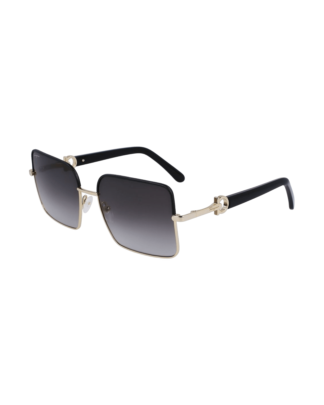 Salvatore Ferragamo Gold Metal Sunglasses Glam Steals