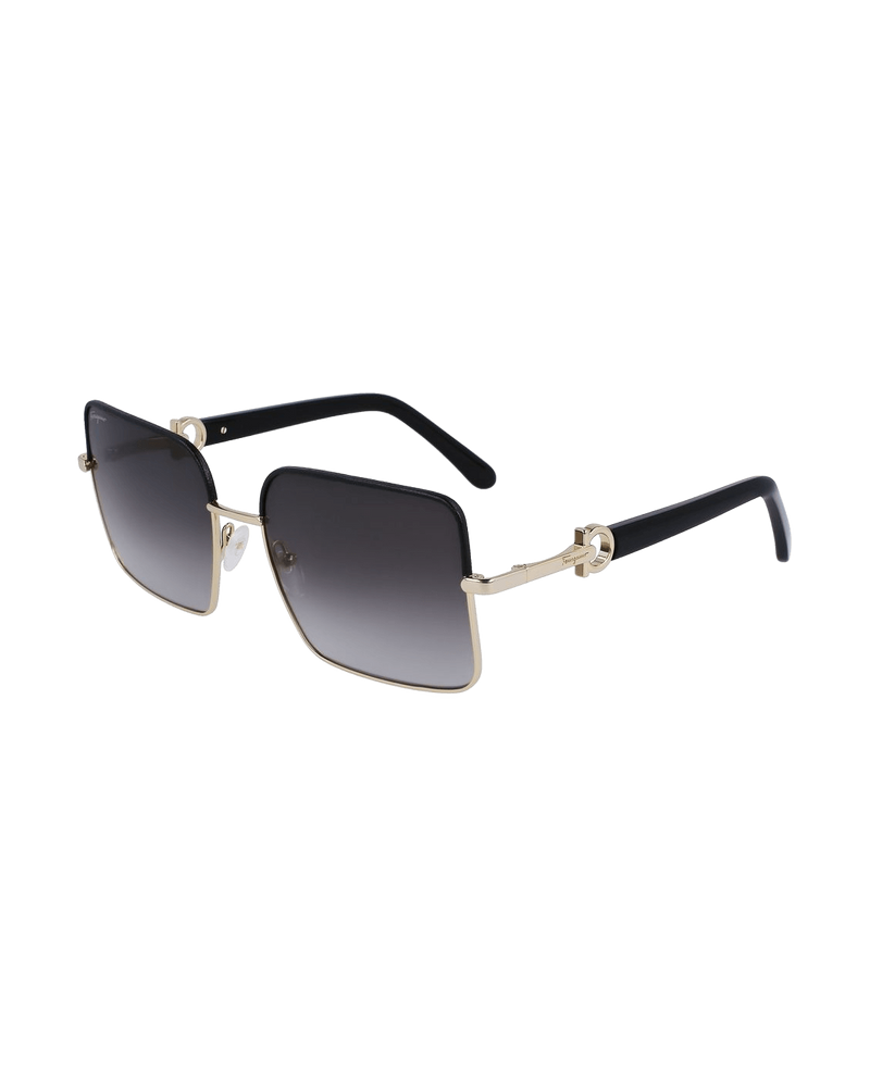 Salvatore Ferragamo Gold Metal Sunglasses Glam Steals