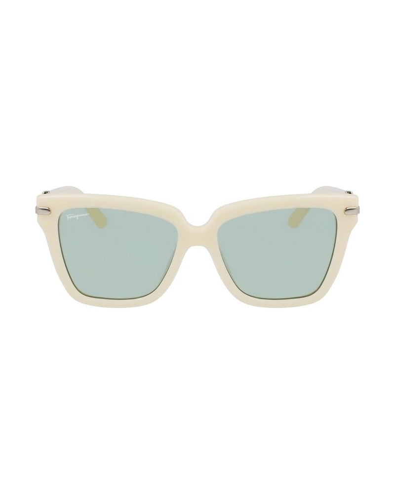 Salvatore Ferragamo Gray Acetate Sunglasses Glam Steals
