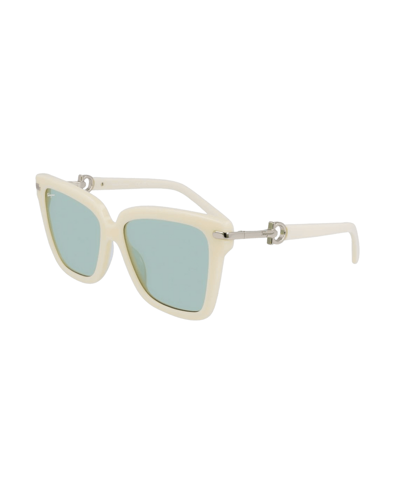 Salvatore Ferragamo Gray Acetate Sunglasses Glam Steals