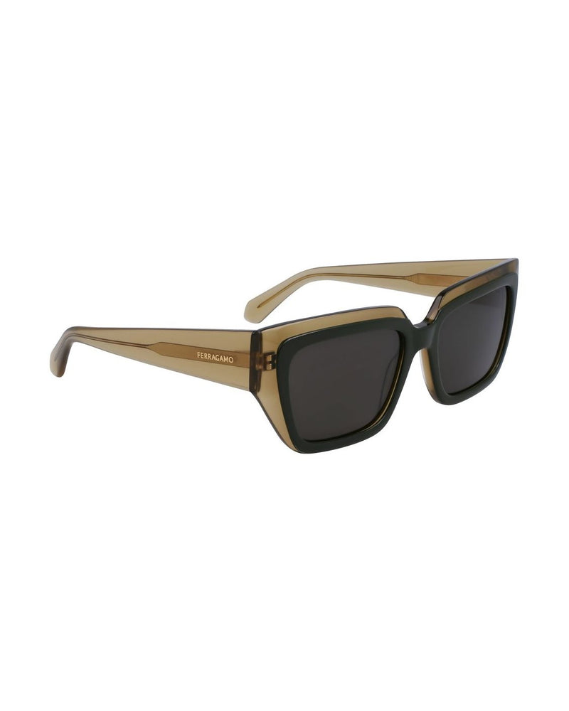 Salvatore Ferragamo Green Acetate Sunglasses Sunglasses