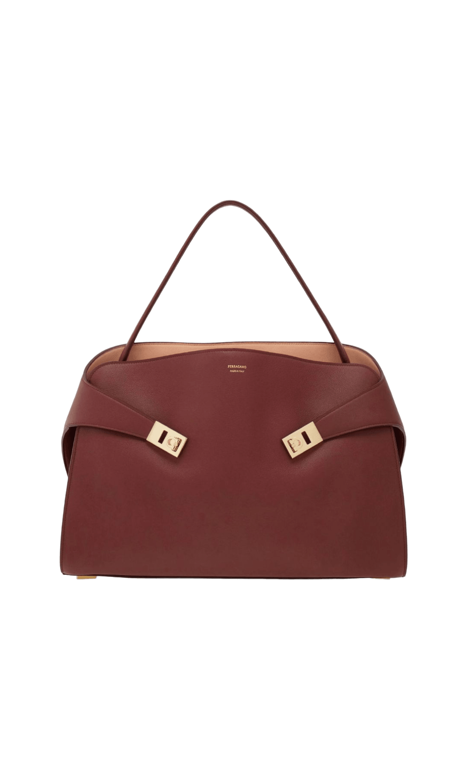 Salvatore Ferragamo Hug Soft Two Tone Shoulder Bag Glam Steals