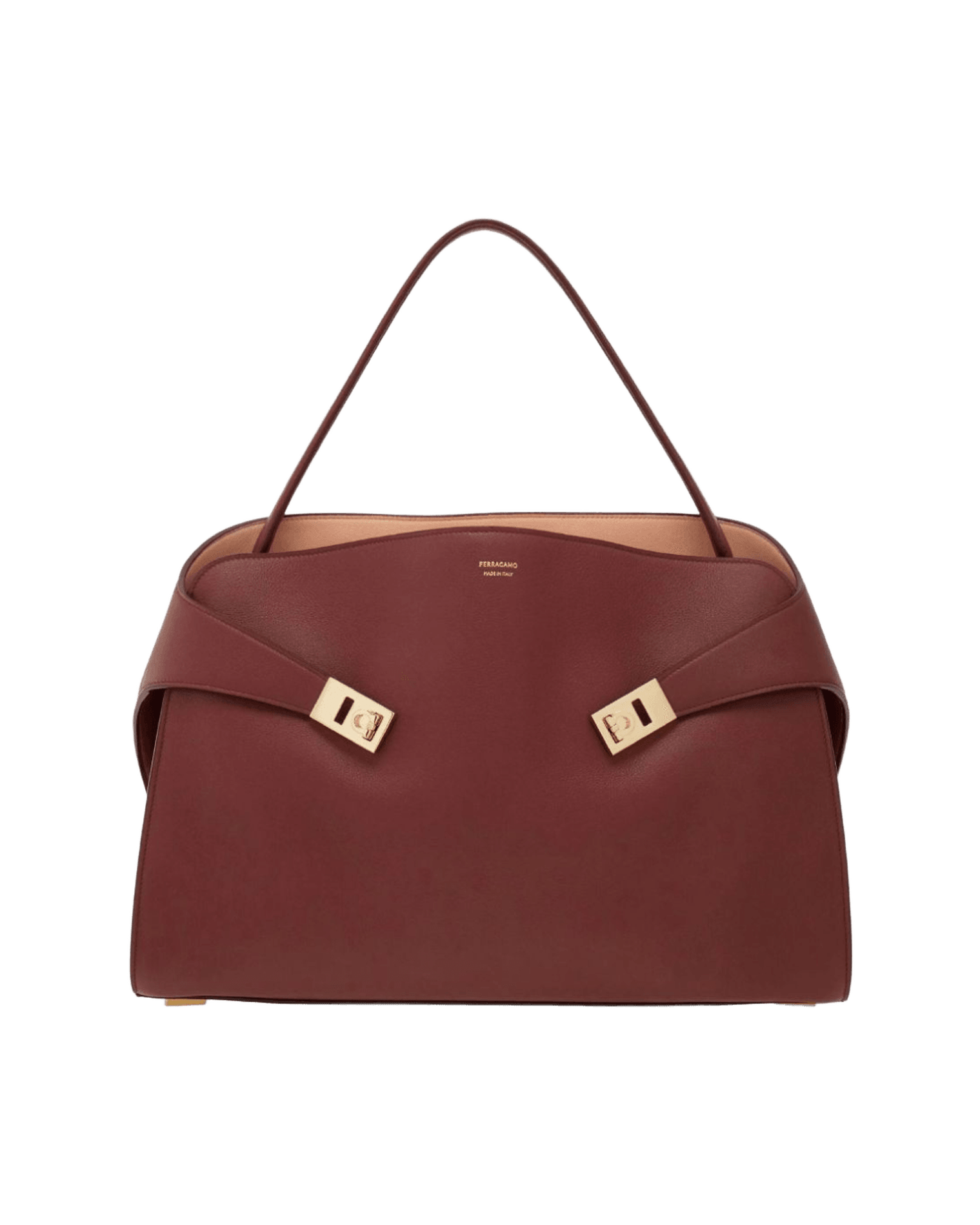 Salvatore Ferragamo Hug Soft Two Tone Shoulder Bag Glam Steals