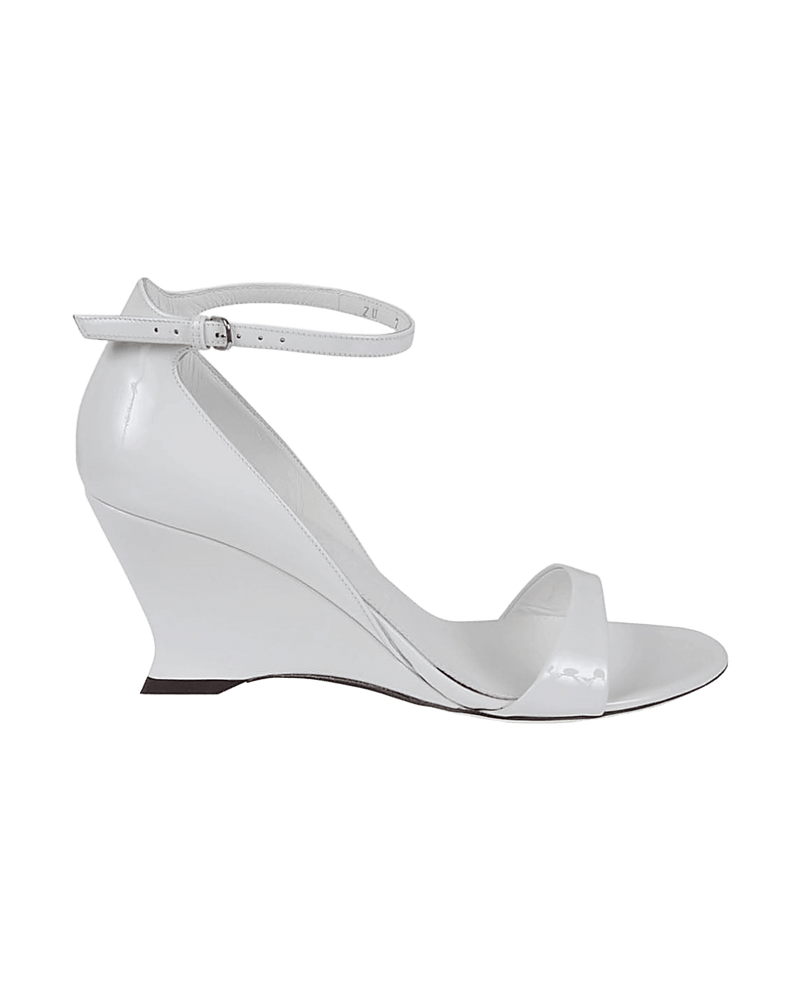 Salvatore Ferragamo Leather Adjustable Wedge Sandals Glam Steals