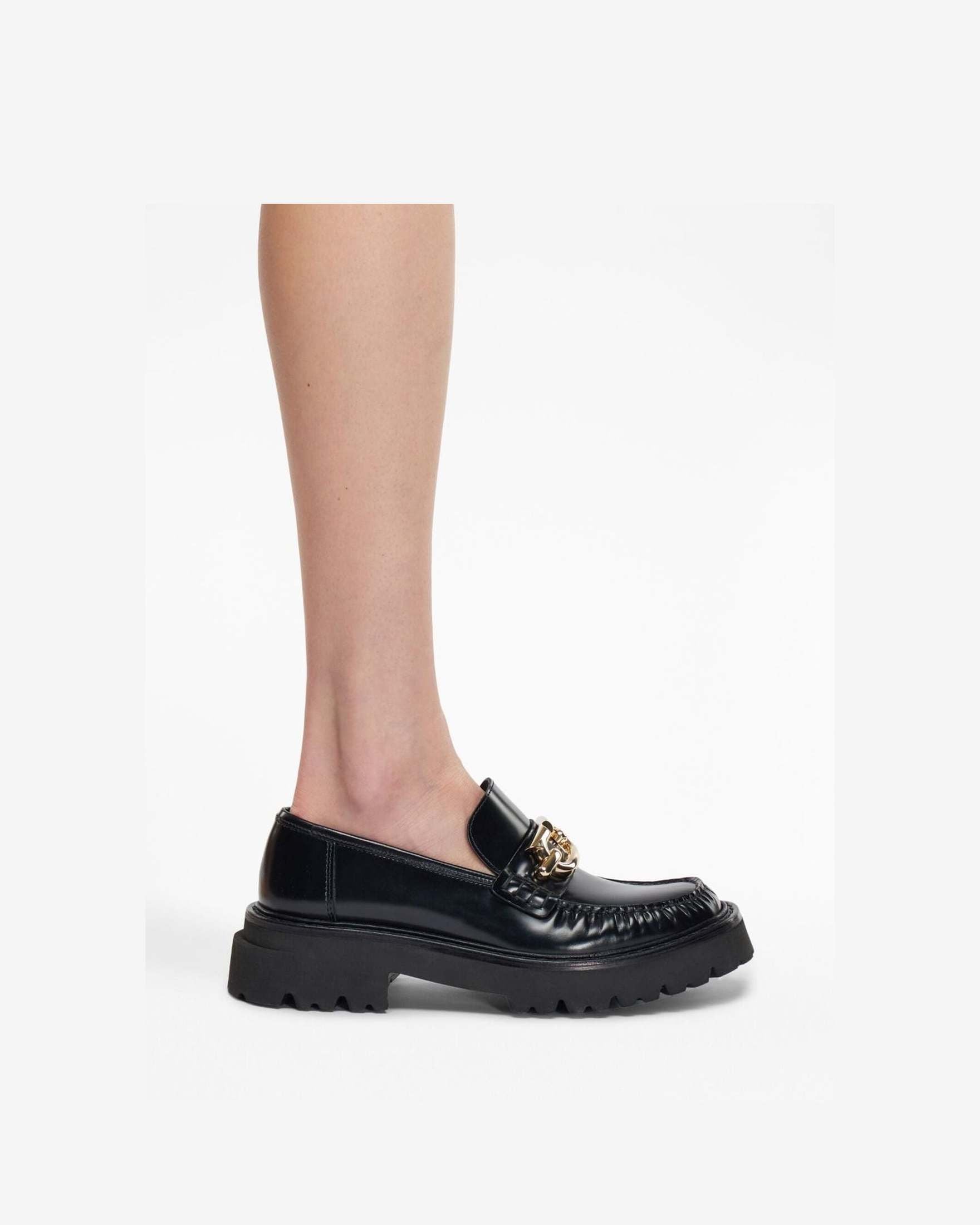 Salvatore Ferragamo Leather Gancini Buckle Loafers Glam Steals