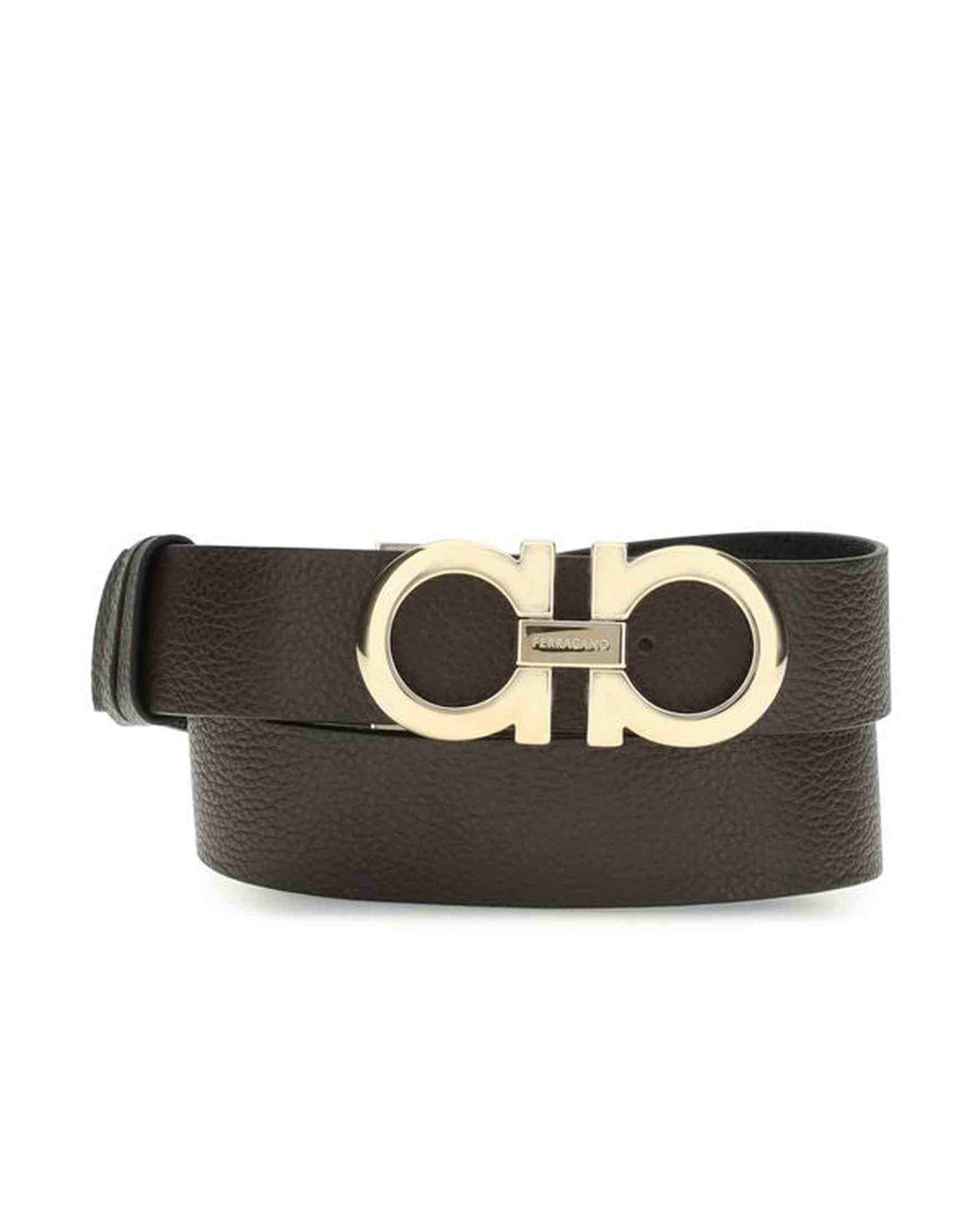 Salvatore Ferragamo Leather Reversible Belt Glam Steals