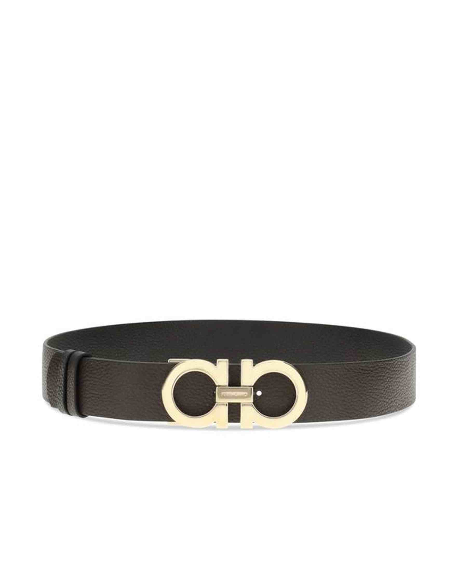 Salvatore Ferragamo Leather Reversible Belt Glam Steals