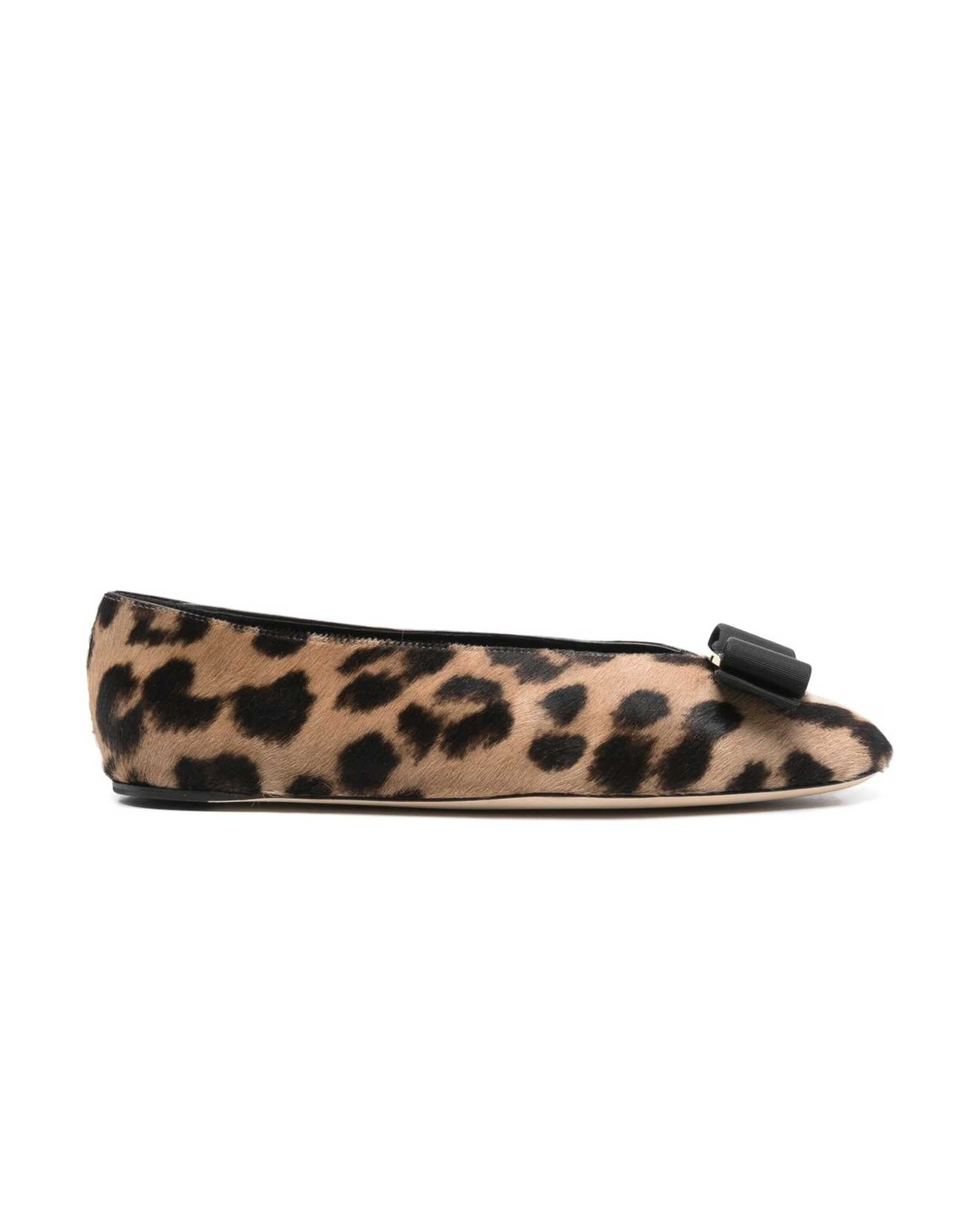 Salvatore Ferragamo Leopard Print Ballet Flats Glam Steals