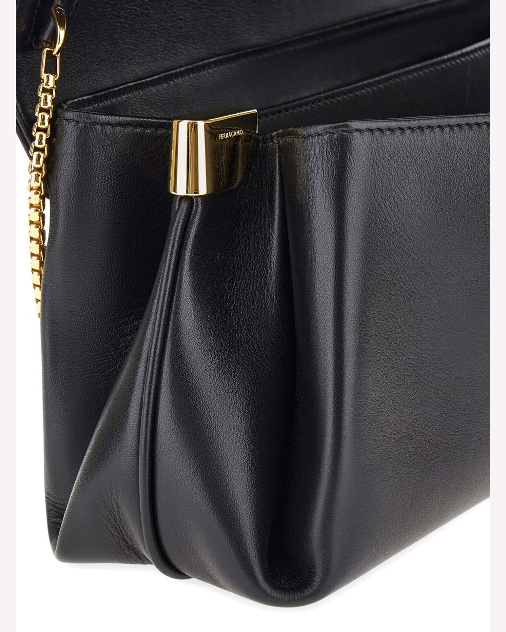 Salvatore Ferragamo Medium Front Flap Soulder Bag Glam Steals