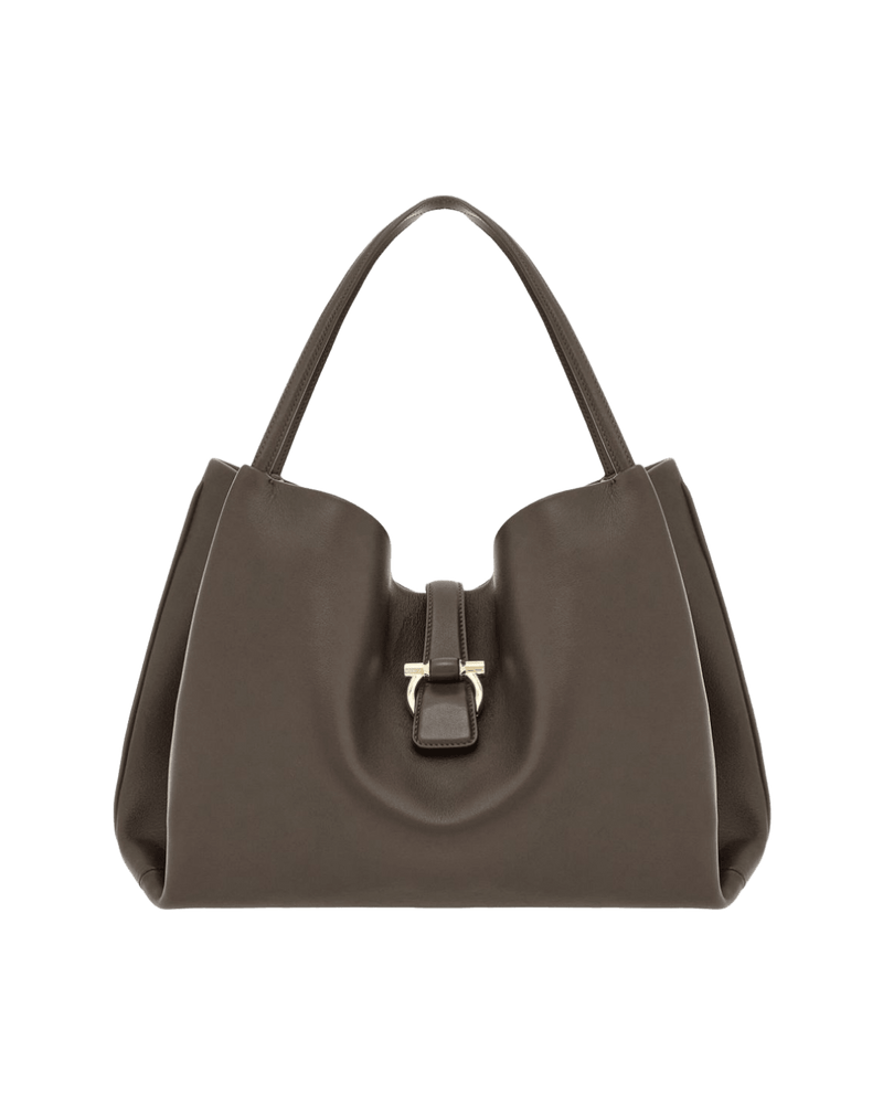 Salvatore Ferragamo Medium Gancini Clasp Tote Bag Glam Steals