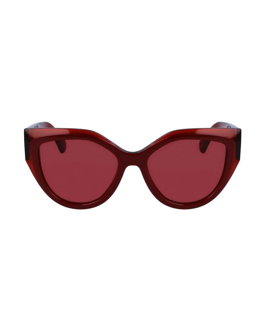 Salvatore Ferragamo Red Acetate Sunglasses Glam Steals