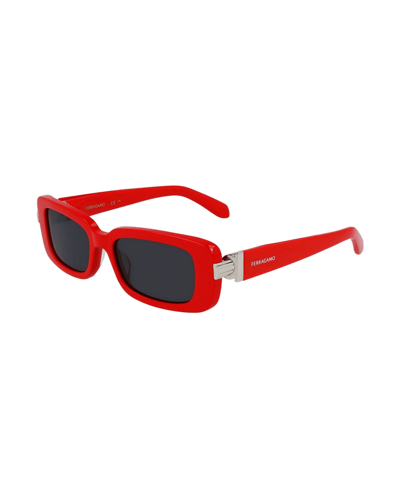 Salvatore Ferragamo Red Acetate Sunglasses Glam Steals
