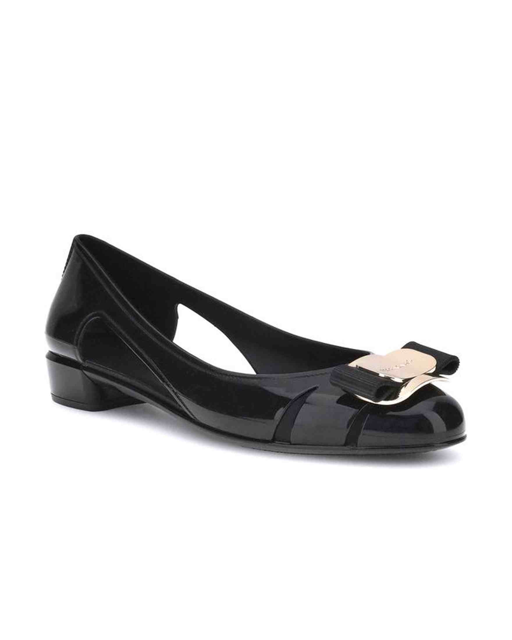 Salvatore Ferragamo Rubber Ballerina Glam Steals