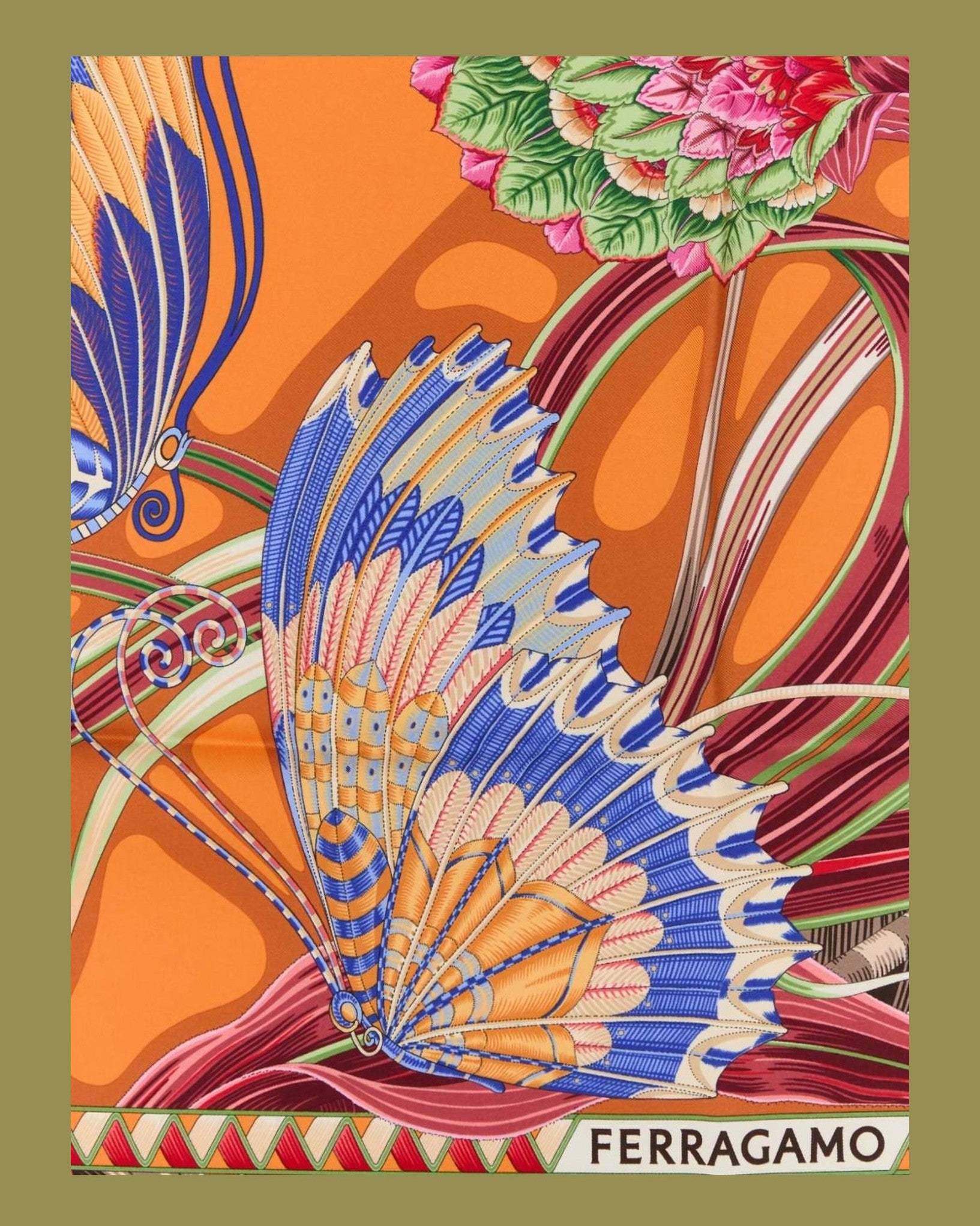Salvatore Ferragamo Silk Scarf Glam Steals