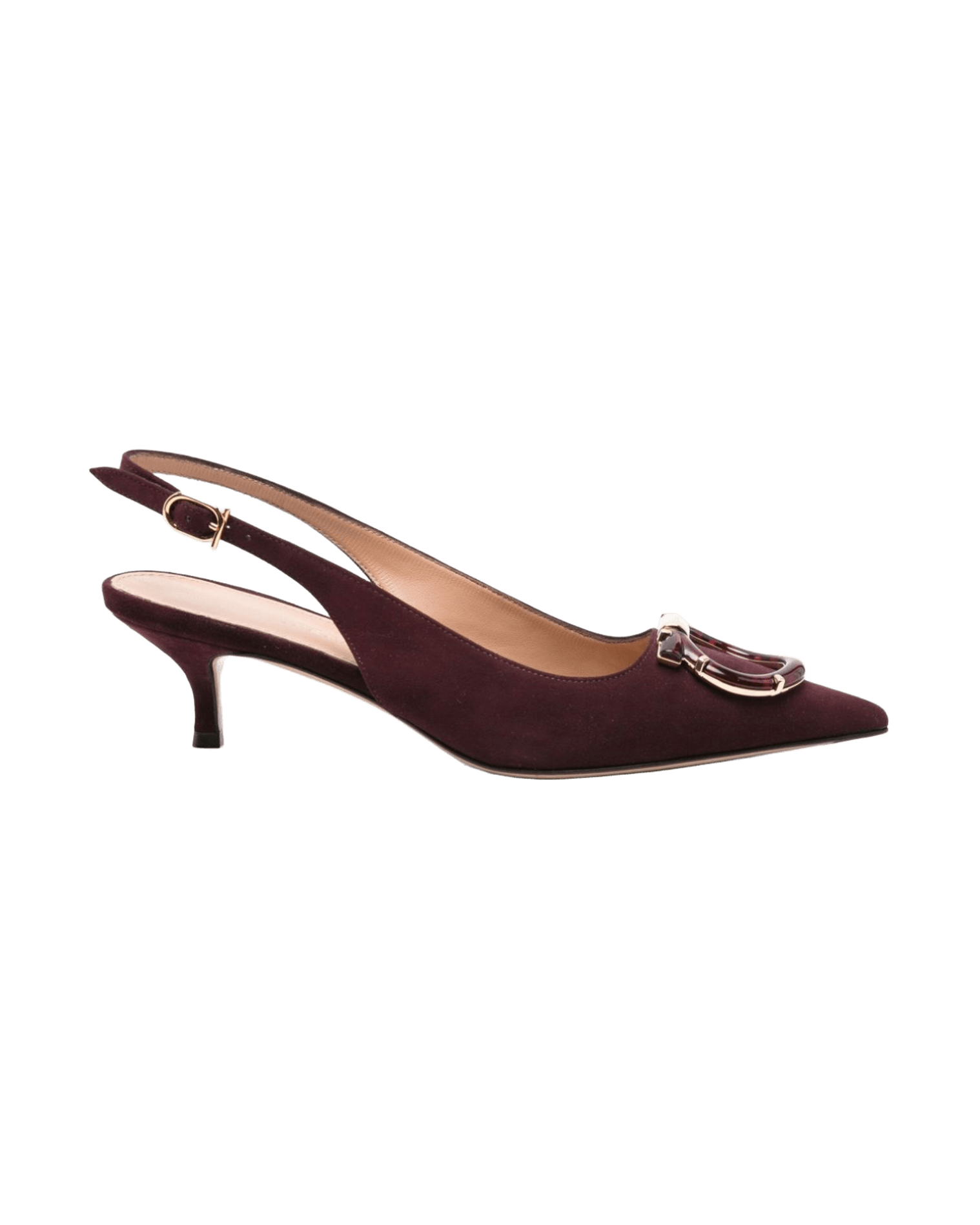 Salvatore Ferragamo With Heel Bordeaux Glam Steals