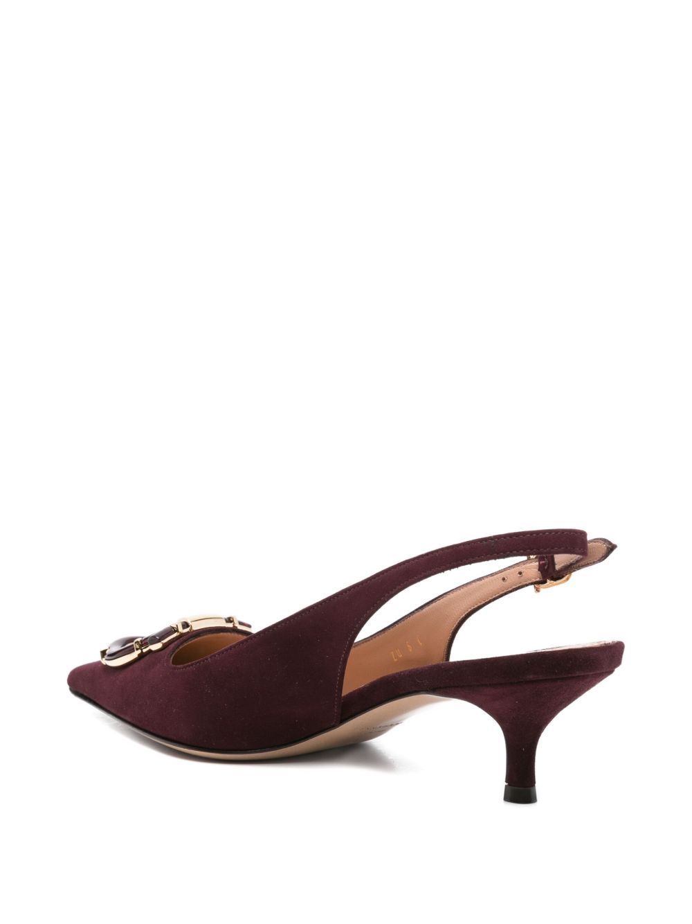 Salvatore Ferragamo with Heel Bordeaux Glam Steals