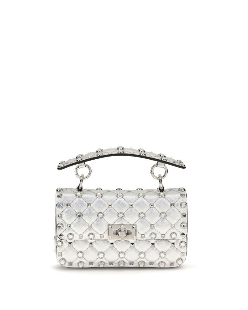 Valentino Garavani Silver Lamb Ovis Aries Shoulder Bag Glam Steals